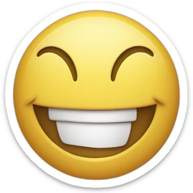 Smiley qui rigole sticker