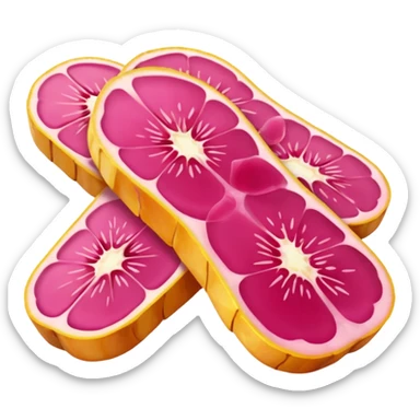 Pink Pickled sliced ginger sticker