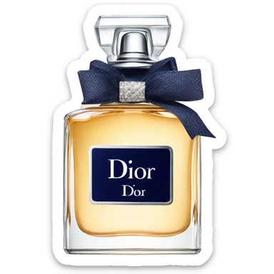 Dior perfume sticker