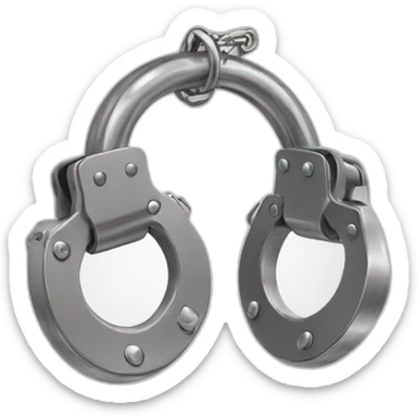 handcuffs with fur sticker