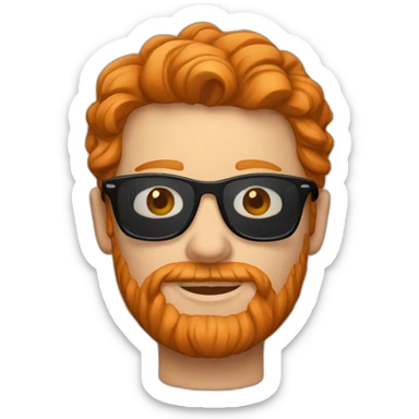 ginger-man-wayfarer-glasses sticker