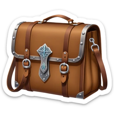 dnd item icon, medieval bag sticker
