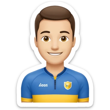 Myself in boca juniors jersethat's not boca's kit sticker