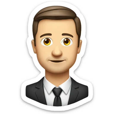 Volodymyr Zelenskyy sticker