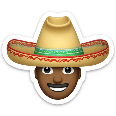 mexican sombrero sticker