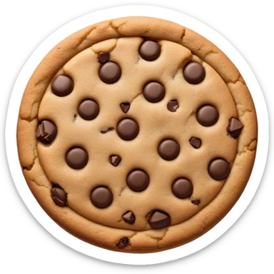 chocolate chip cookie sticker