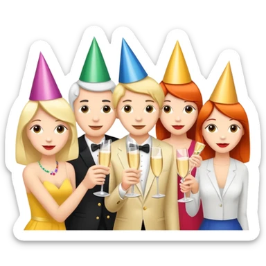 bachelorette party sticker