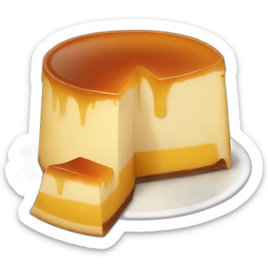 Flan sticker