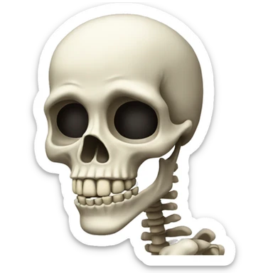 skeleton  sticker