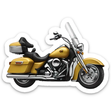 Motorcycle chariot sticker