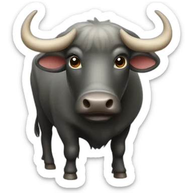Water buffalo sticker