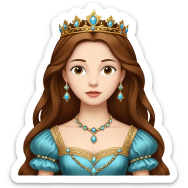 Renaissance princess sticker
