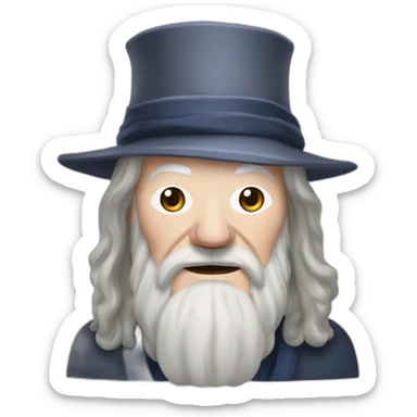 Michael Gambon as dumbledore sticker