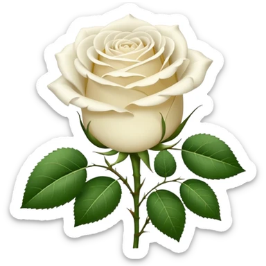 Surprise White love sticker