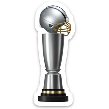 nfl lombardi trophy sticker