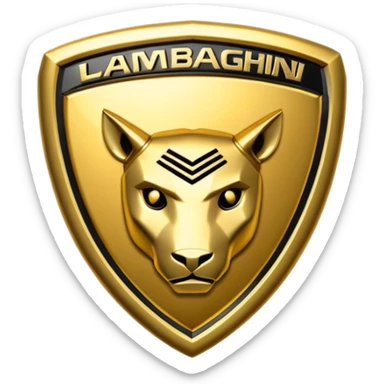 Lamborghini original logo sticker