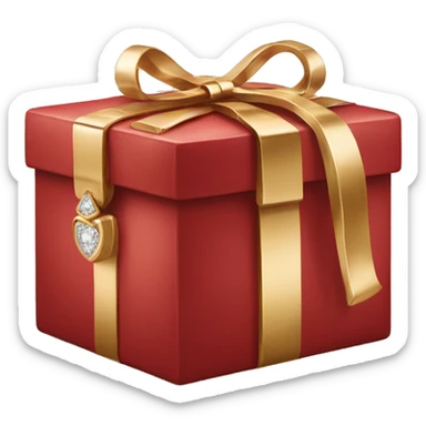 A box from cartier jewelry sticker