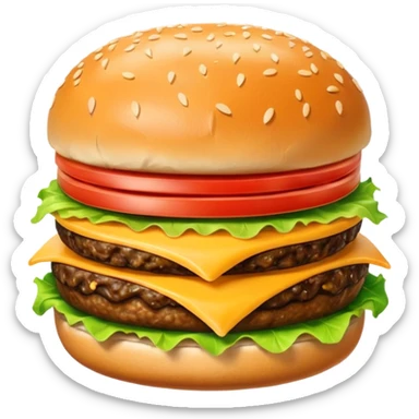 burger sticker