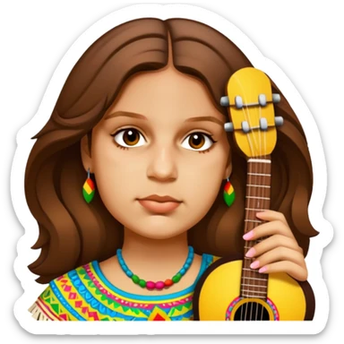 Vibrant Festival Singer sticker