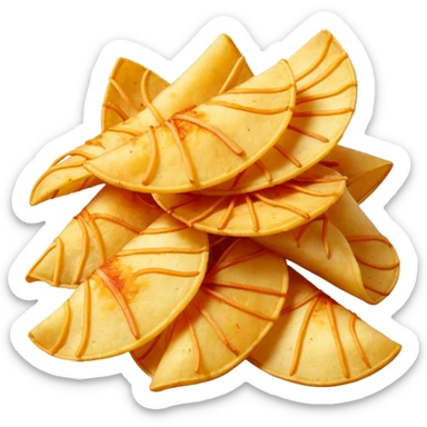 Spicy chips sticker