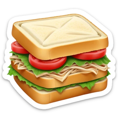 Tuna onion sandwich sticker