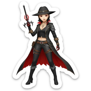 kpop demon hunters zoey sticker
