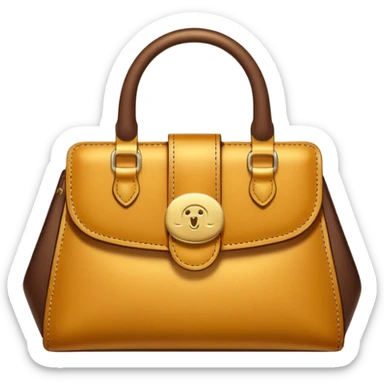 golden purse with wallet sticker