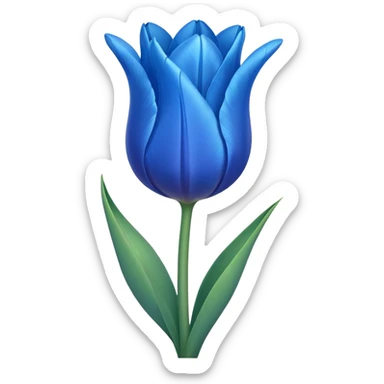 tulipan celeste sticker