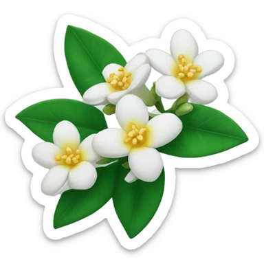 jasmine flower sticker