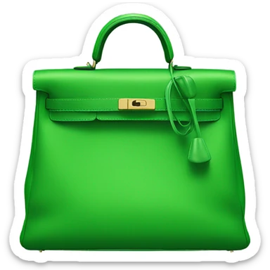 Green Hermes Kelly  sticker