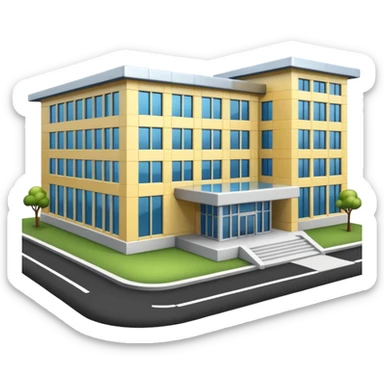3d extra big school sticker