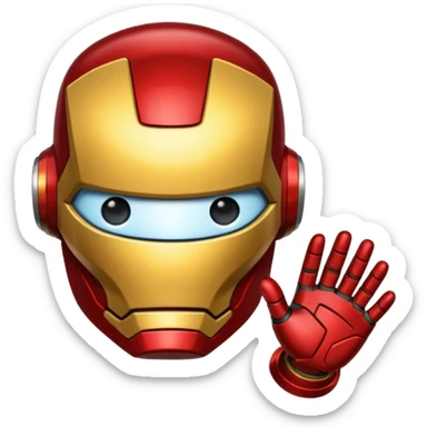 Ironman emoji sticker