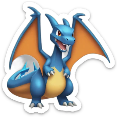 mega Charizard X sticker