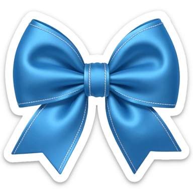 Laço azul bebê  sticker