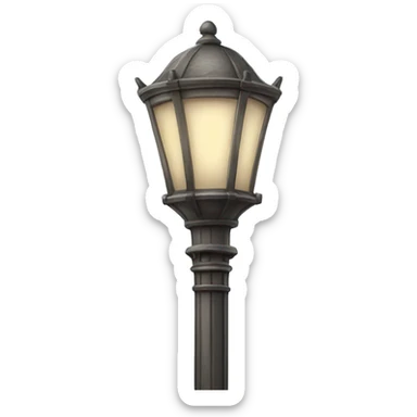 Realistic Narnia lamppost sticker