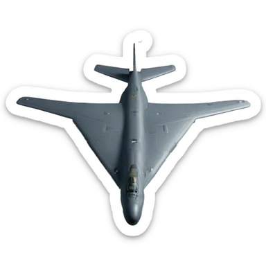 B2 bomber sticker