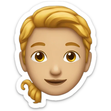 Une personne qui embrasse un chat sticker