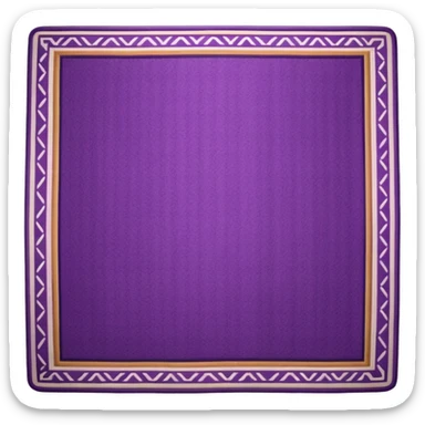 traditional patterned purple carpet sticker