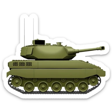 leopard 2 tank sticker