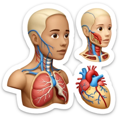 human anatomy subject of school of medicine sticker