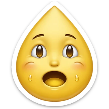 smiling emoji and crying sticker