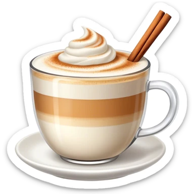 Hot chai latte  sticker