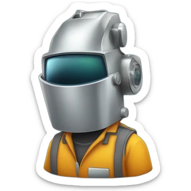 Welding-welder-hood-telescope sticker