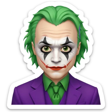 heath ledger joker sticker