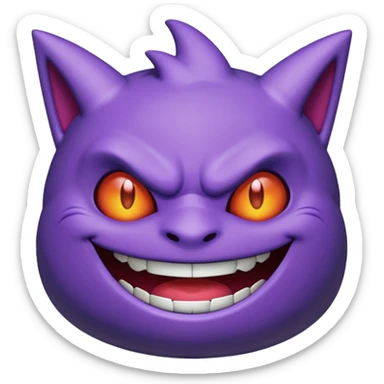i want a Gengar ( pokémon ) nice sticker