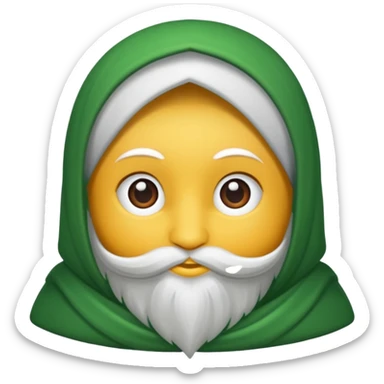 Yeşil kurdele koyu  sticker