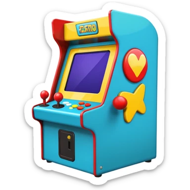 Racing arcade cabinet sticker