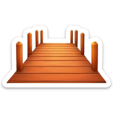 ocean sunset horizon dock sticker