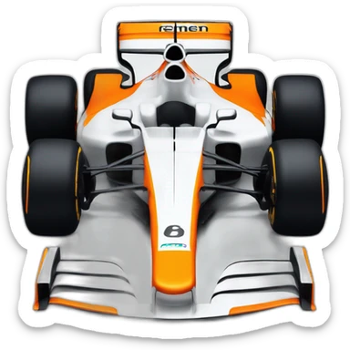 Car Formula 1 of Mclaren sticker