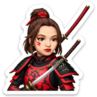 Daring Samurai sticker